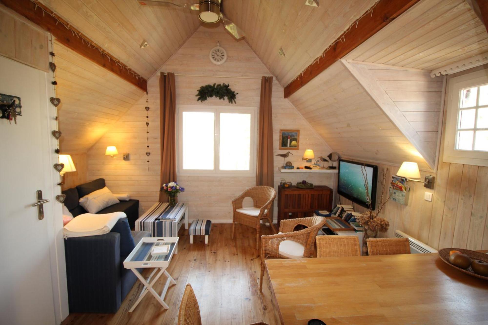 Appartement 2 Chambres Bassin D'Arcachon Front De Mer, Plage Du Betey Андерно-ле-Бэн Экстерьер фото